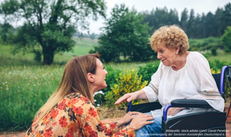 Pflegende von Senioren brauchen regelmäßig Auszeiten